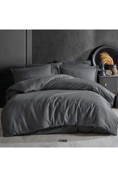 Füme Eco Saten Nevresim Takımı